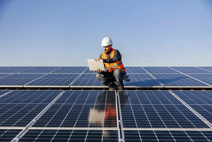 Paneles solares de perovskita en instalación de prueba